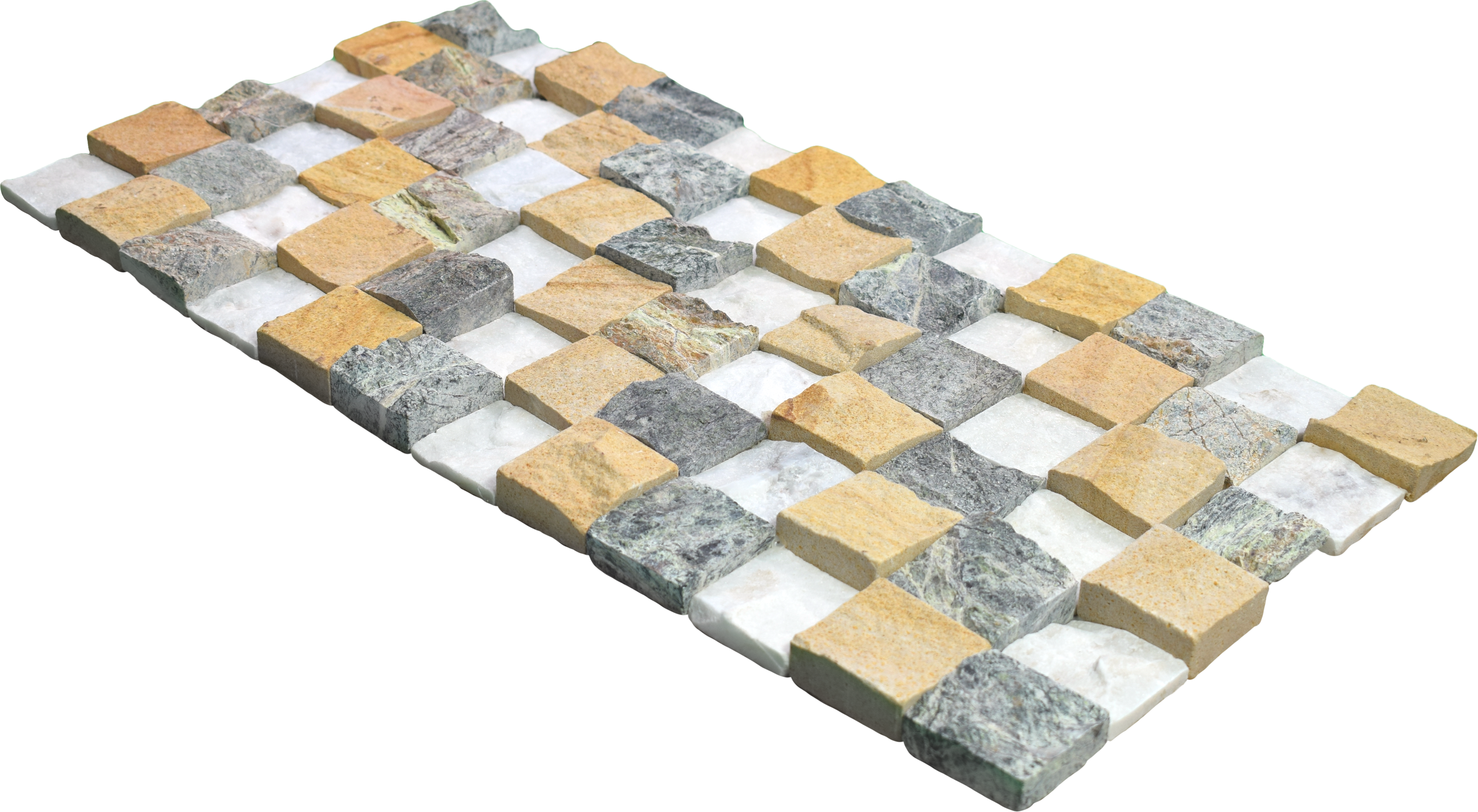 WL 00125 Retro 300 x 300 mm Natural Stone Wall Cladding | Stone is a Natural Product, Please Expect Variation in Shades