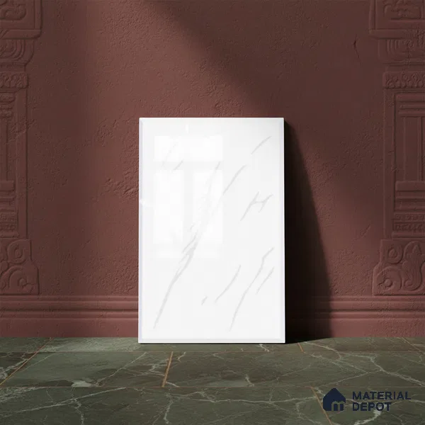 TL 01656 C Highlighter 3 White 18 x 12 inch Glossy Finish Ceramic Wall Tile - 6 mm