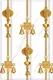 TL 01656 A Highlighter 1 Cotton White & Gold 18 x 12 inch Glossy Finish Ceramic Wall Tile - 6 mm | Image 01