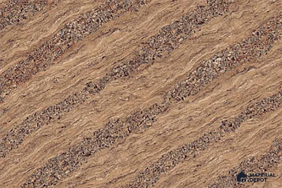 TL 01634 D Dark Chestnut Brown 18 x 12 inch Glossy Finish Ceramic Wall Tile - 6 mm