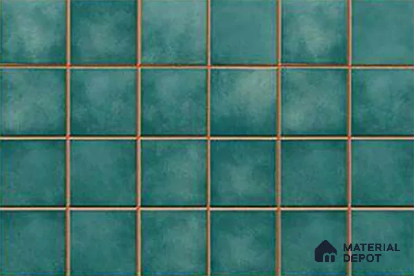 Subway Wall Tile TL 01621 C Dark Green 18 x 12 inch Glossy Finish Ceramic Tile - 6 mm