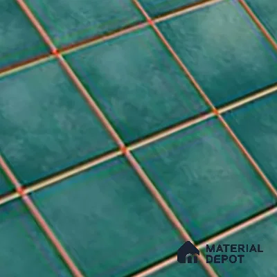 Subway Wall Tile TL 01621 C Dark Green 18 x 12 inch Glossy Finish Ceramic Tile - 6 mm