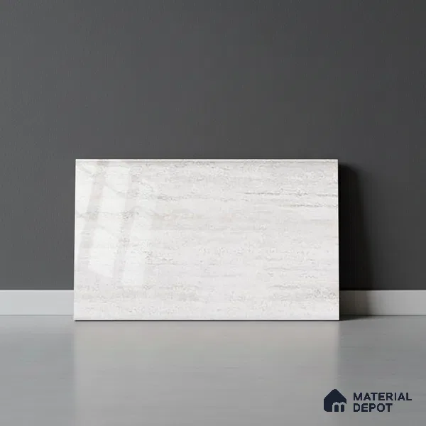 TL 01622 A Light Beige 18 x 12 inch Glossy Finish Ceramic Wall Tile - 6 mm