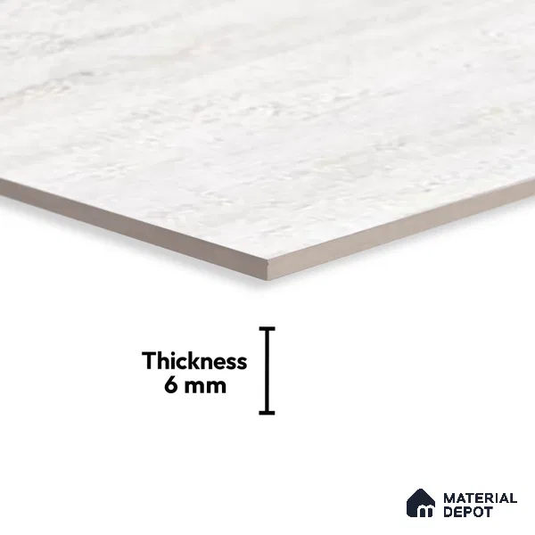 TL 01622 A Light Beige 18 x 12 inch Glossy Finish Ceramic Wall Tile - 6 mm