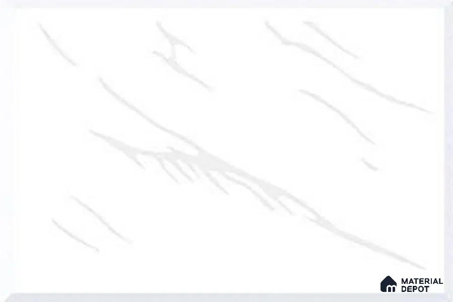 TL 01620 A Light Blanc White 18 x 12 inch Glossy Finish Ceramic Wall Tile - 6 mm