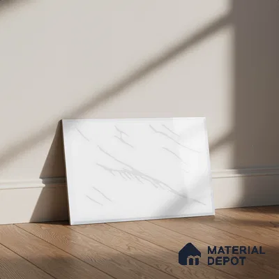TL 01620 A Light Blanc White 18 x 12 inch Glossy Finish Ceramic Wall Tile - 6 mm