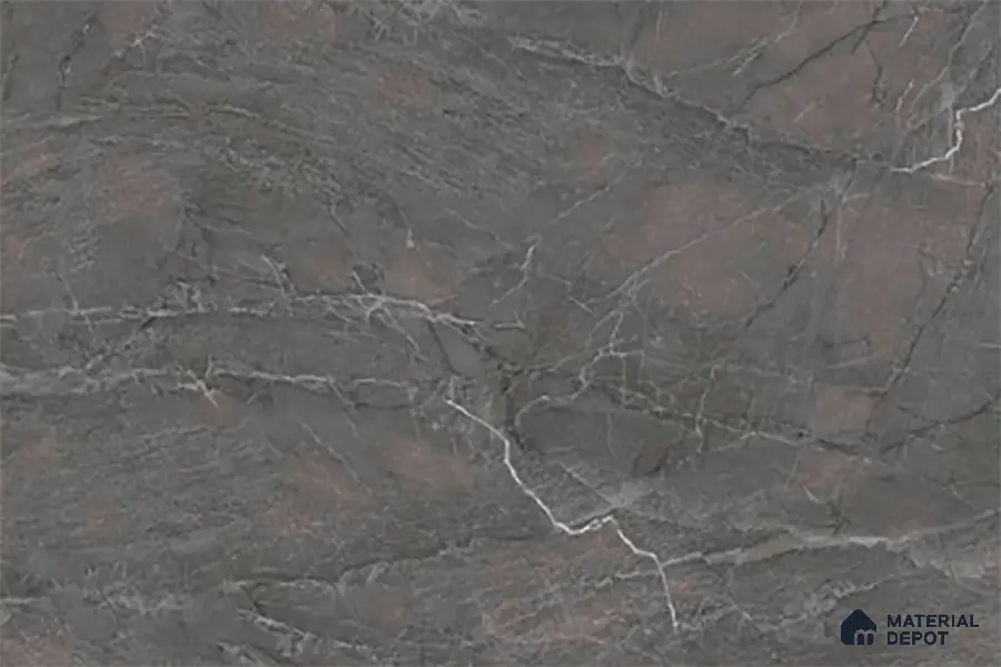 TL 01628 C Dark Misty Grey 18 x 12 inch Glossy Finish Ceramic Wall Tile - 6 mm