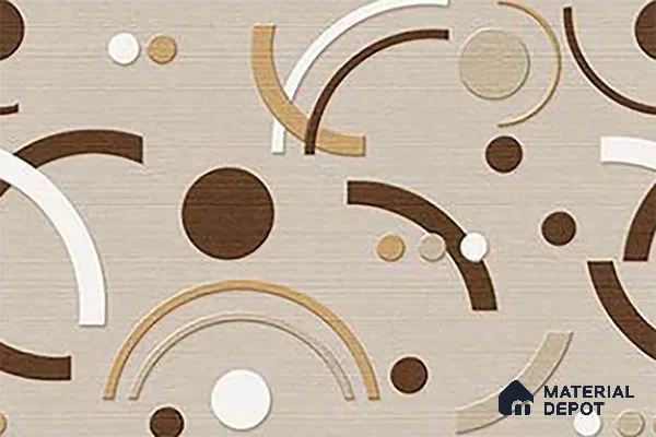 TL 01641 B Highlighter Brown & Beige 18 x 12 inch Matte Finish Ceramic Wall Tile - 6 mm
