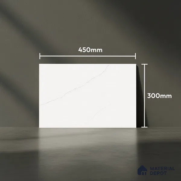 TL 01641 A Light Cream 18 x 12 inch Matte Finish Ceramic Wall Tile - 6 mm