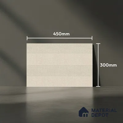 TL 01644 C Dark Beige 18 x 12 inch Matte Finish Ceramic Wall Tile - 6 mm