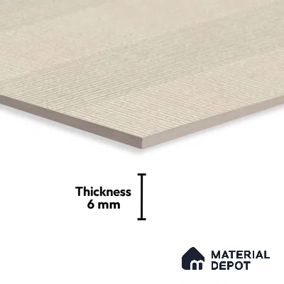 TL 01644 C Dark Beige 18 x 12 inch Matte Finish Ceramic Wall Tile - 6 mm