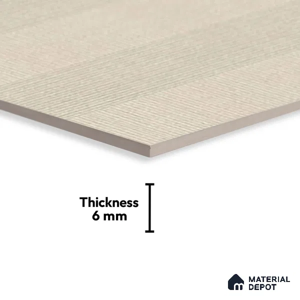 TL 01644 C Dark Beige 18 x 12 inch Matte Finish Ceramic Wall Tile - 6 mm