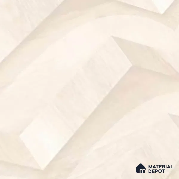 3D Wall Tile TL 01648 A Light Light Cream 18 x 12 inch Glossy Finish Ceramic Wall Tile - 6 mm