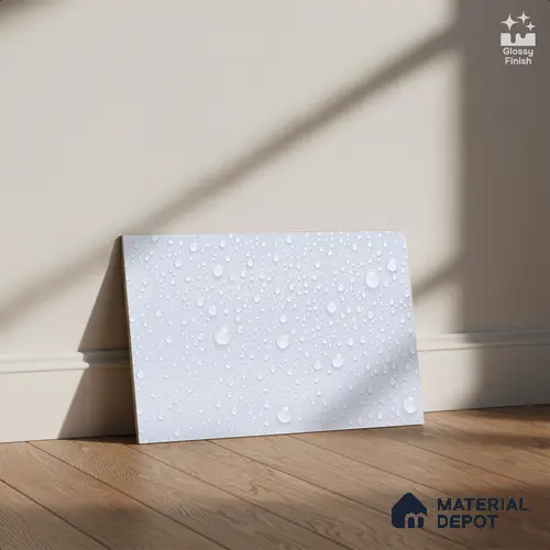 TL 01638 A Light Light Grey 18 x 12 inch Glossy Finish Ceramic Wall Tile - 6 mm
