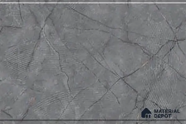 TL 01643 C Dark Grey 18 x 12 inch Matte Finish Ceramic Wall Tile - 6 mm