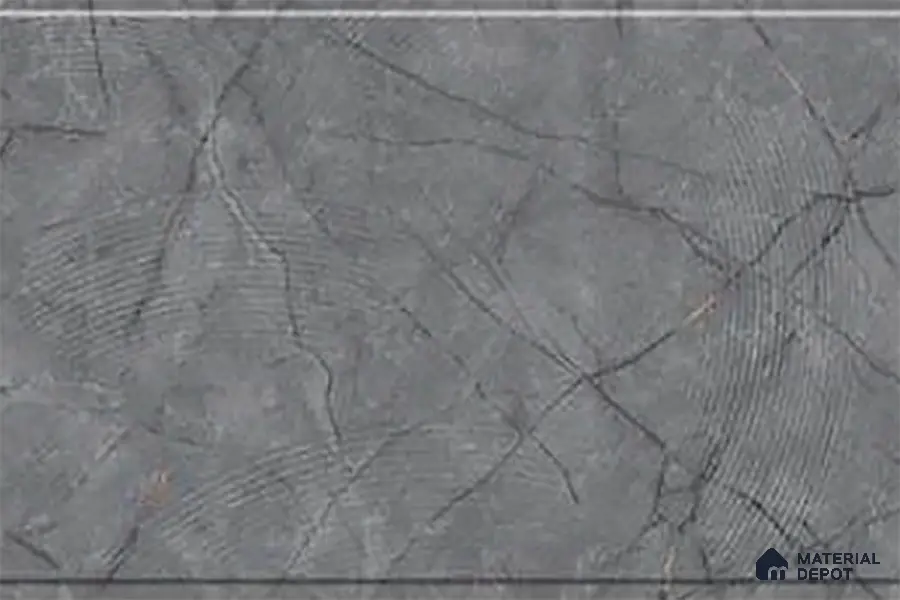 TL 01643 C Dark Grey 18 x 12 inch Matte Finish Ceramic Wall Tile - 6 mm