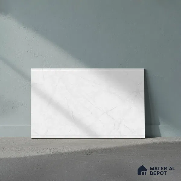 TL 01643 A Light Marble White 18 x 12 inch Matte Finish Ceramic Wall Tile - 6 mm
