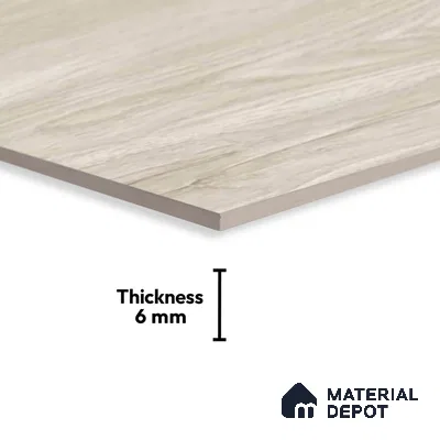 TL 01630 A Light Sandy Beige 18 x 12 inch Glossy Finish Ceramic Wall Tile - 6 mm