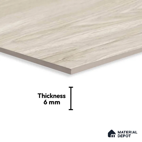 TL 01630 A Light Sandy Beige 18 x 12 inch Glossy Finish Ceramic Wall Tile - 6 mm