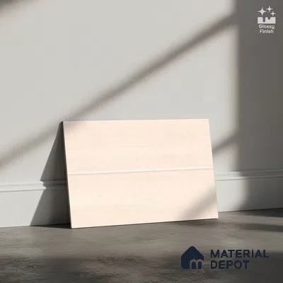 TL 01649 A Light Vanilla Beige 18 x 12 inch Glossy Finish Ceramic Wall Tile - 6 mm