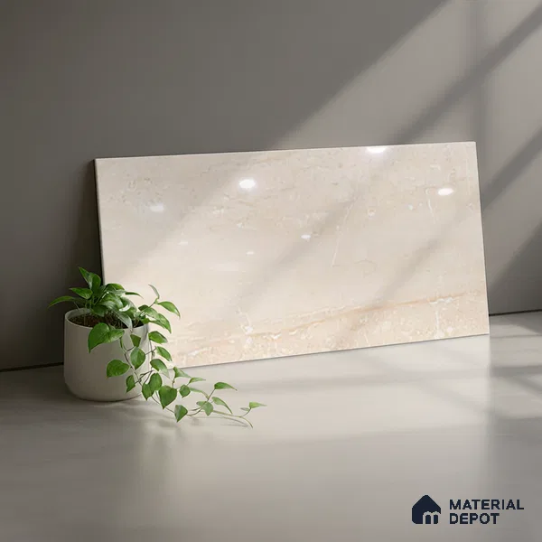 TL 01508 A Pink Light 2 ft x 1 ft Glossy Finish Ceramic Wall Tile - 6 mm (Sample)