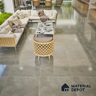 Stone Floor & Wall Tile | TL 00958 Rio Verde 4 ft x 2 ft Full Polished High Gloss Finish Vitrified Tile - 9 mm | Suitable For Living Room, Bedroom, Bathroom (Sample)