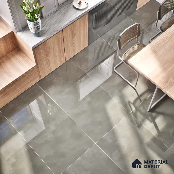 Stone Floor & Wall Tile | TL 00958 Rio Verde 4 ft x 2 ft Full Polished High Gloss Finish Vitrified Tile - 9 mm | Suitable For Living Room, Bedroom, Bathroom (Sample)