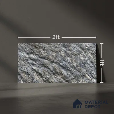 TL 04282 Grey Matte Finish 600 x 300 mm Elevation Wall Cladding Tile - 10 mm
