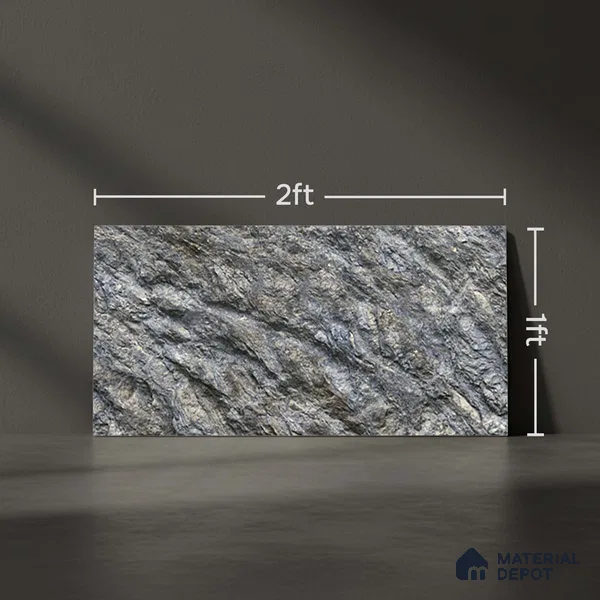 TL 04282 Grey Matte Finish 600 x 300 mm Elevation Wall Cladding Tile - 10 mm