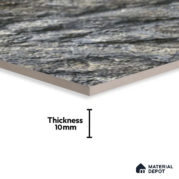 TL 04282 Grey Matte Finish 600 x 300 mm Elevation Wall Cladding Tile - 10 mm