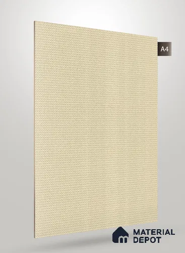 Ivory Fabric Look RN CF 73 8 ft x 4 ft Texture Finish Decorative Laminate - 0.75 mm | Suitable for TV Unit, Wardrobe, Kitchen Cabinets