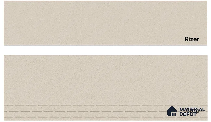 Cement Look Rock Crema 900x300 Step Tile Satin Matte Finish TL 07684 B Vitrified Full Body - 10 mm