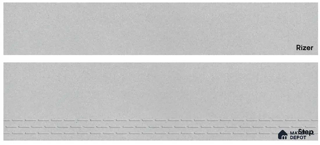 Rock Dove 1200x200 Riser Tile Satin Matte Finish TL 07680 Vitrified Full Body - 11 mm