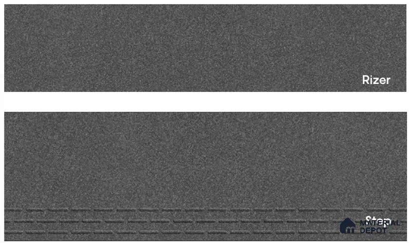 Cement Look Rock Grey 900x300 Step Tile Satin Matte Finish TL 07683 Vitrified Full Body - 10 mm