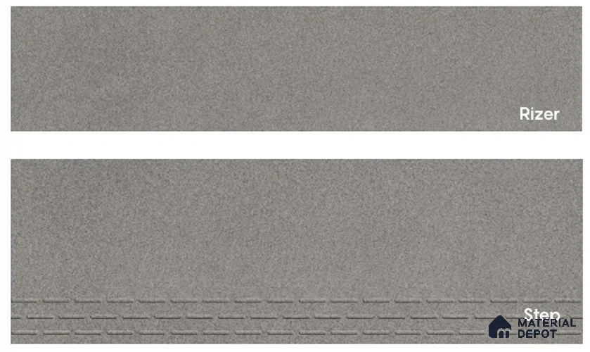 Rock Silver 900x300 Step Tile Satin Matte Finish TL 07685 B Vitrified Full Body - 10 mm