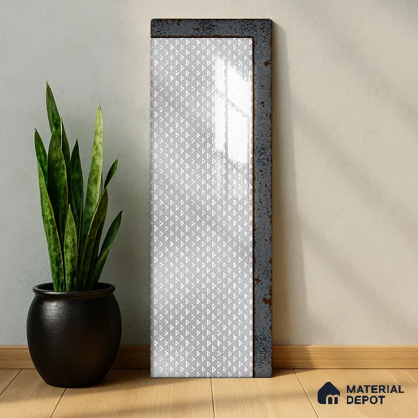 TL 03729 F Gris 300x100 mm Glossy Finish Ceramic Wall  Subway Tile - 5 mm (Sample)