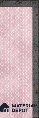 TL 03729 Rosa 300x100 mm Glossy Finish Ceramic Wall  Subway Tile - 5 mm (Sample)