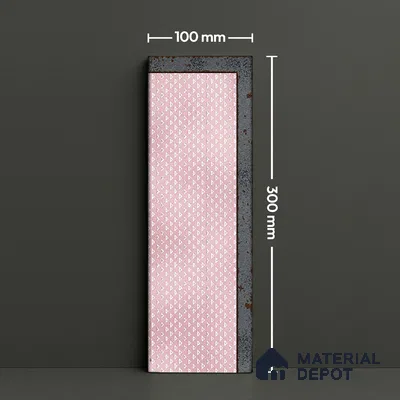TL 03729 Rosa 300x100 mm Glossy Finish Ceramic Wall  Subway Tile - 5 mm (Sample)