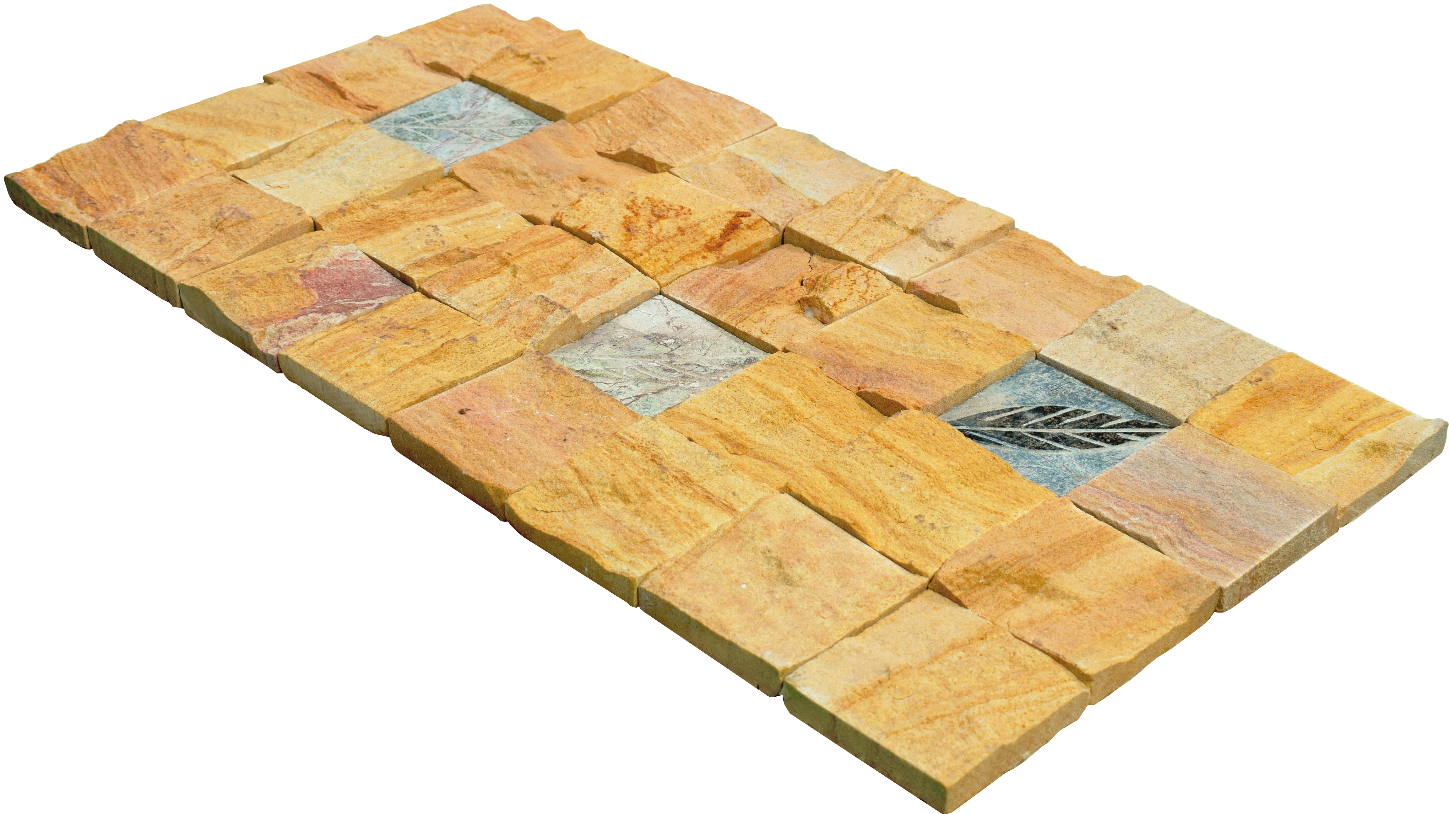 WL 00124 Royal Emrald 300 x 300 mm Natural Stone Wall Cladding | Stone is a Natural Product, Please Expect Variation in Shades