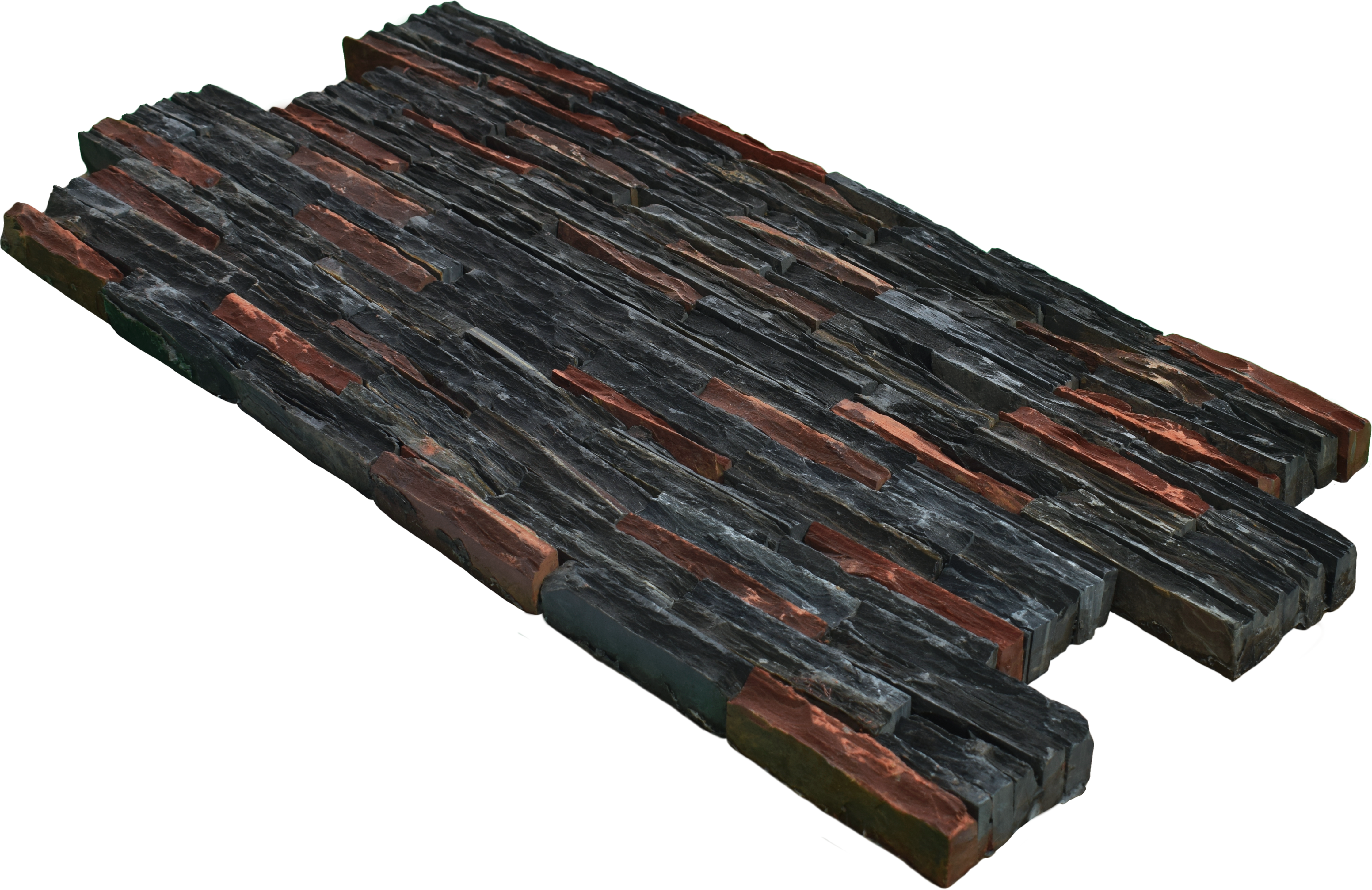 WL 00119 Rubil Copper 600 x 150 mm Natural Stone Wall Cladding |  Stone is a Natural Product, Please Expect Variation in Shades