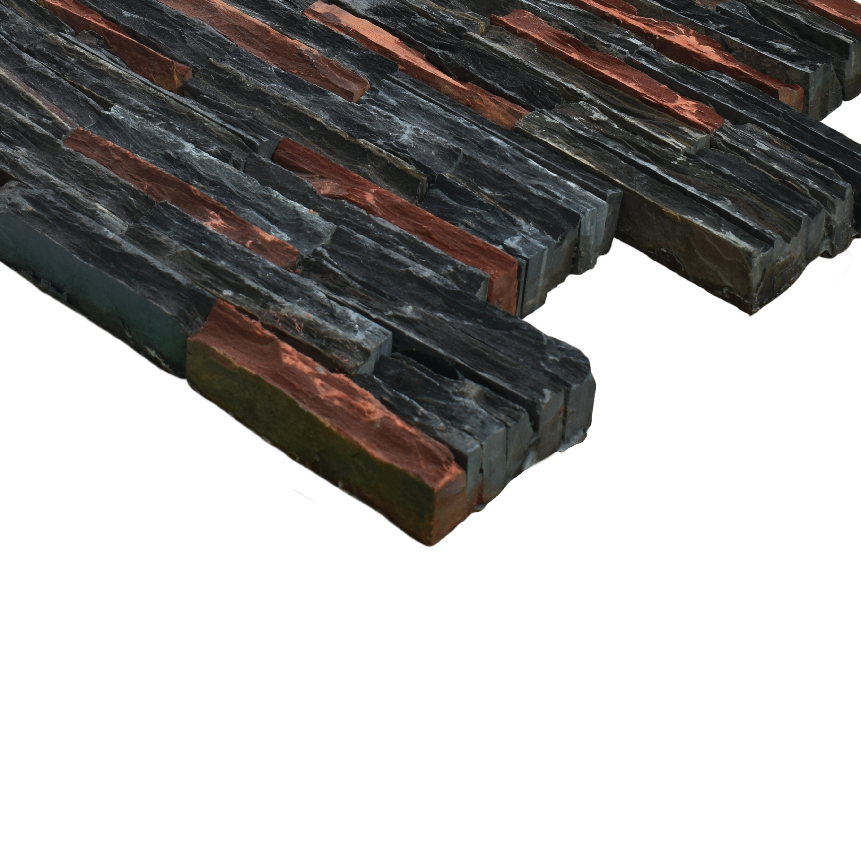 WL 00119 Rubil Copper 600 x 150 mm Natural Stone Wall Cladding |  Stone is a Natural Product, Please Expect Variation in Shades