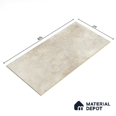 Rustic Floor & Wall Tile TL 05511 Prestige Regal Umber 2 ft x 4 ft Vitrified Matte Finish - 9 mm | 6 Random Design | Suitable for Living Room, Bedroom, Bathroom (Sample)