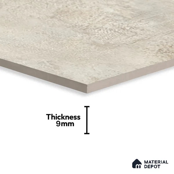 Rustic Floor & Wall Tile TL 05511 Prestige Regal Umber 2 ft x 4 ft Vitrified Matte Finish - 9 mm | 6 Random Design | Suitable for Living Room, Bedroom, Bathroom (Sample)