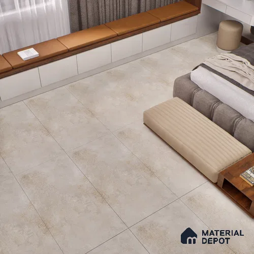 Rustic Floor & Wall Tile TL 05511 Prestige Regal Umber 2 ft x 4 ft Vitrified Matte Finish - 9 mm | 6 Random Design | Suitable for Living Room, Bedroom, Bathroom