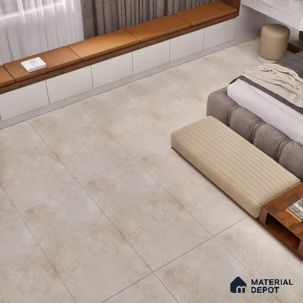Rustic Floor & Wall Tile TL 05511 Prestige Regal Umber 2 ft x 4 ft Vitrified Matte Finish - 9 mm | 6 Random Design | Suitable for Living Room, Bedroom, Bathroom (Sample)