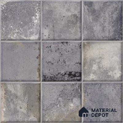 Rustic Wall & Floor Tile TL 05751 B Tones Ruby Crust 1 ft x 1 ft Ceramic Glossy Finish - 9 mm | Suitable for Living Room, Bedroom, Kitchen, Bathroom (Sample)
