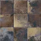 Rustic Wall Tile TL 05751 C Tones Ruby Coffee 1 ft x 1 ft Ceramic Glossy Finish - 9 mm | Suitable for Living Room, Bedroom, Kitchen, Bathroom | Image 1