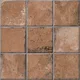 Rustic Wall Tile TL 05751 D Tones Ruby Birch 1 ft x 1 ft Ceramic Glossy Finish - 9 mm | Suitable for Living Room, Bedroom, Kitchen, Bathroom | Image 2