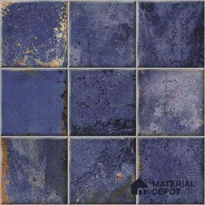 Rustic Wall & Floor Tile TL 05751 Tones Ruby Force 1 ft x 1 ft Ceramic Glossy Finish - 9 mm | Suitable for Living Room, Bedroom, Kitchen, Bathroom (Sample)