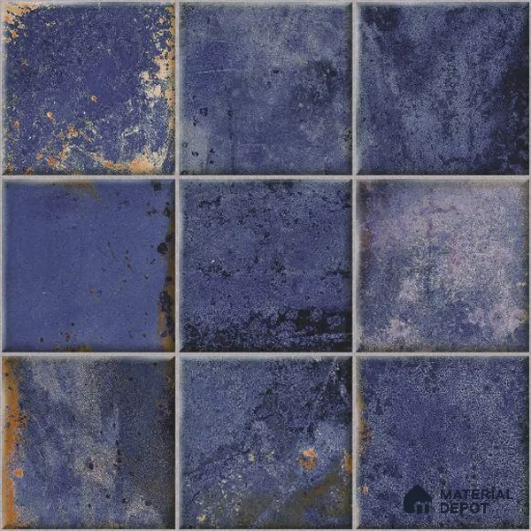 Rustic Wall & Floor Tile TL 05751 Tones Ruby Force 1 ft x 1 ft Ceramic Glossy Finish - 9 mm | Suitable for Living Room, Bedroom, Kitchen, Bathroom (Sample)